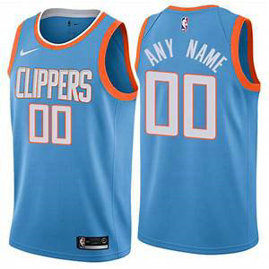 Nike Clippers Blue NBA Swingman City Edition Custom Jersey->los angeles lakers->NBA Jersey